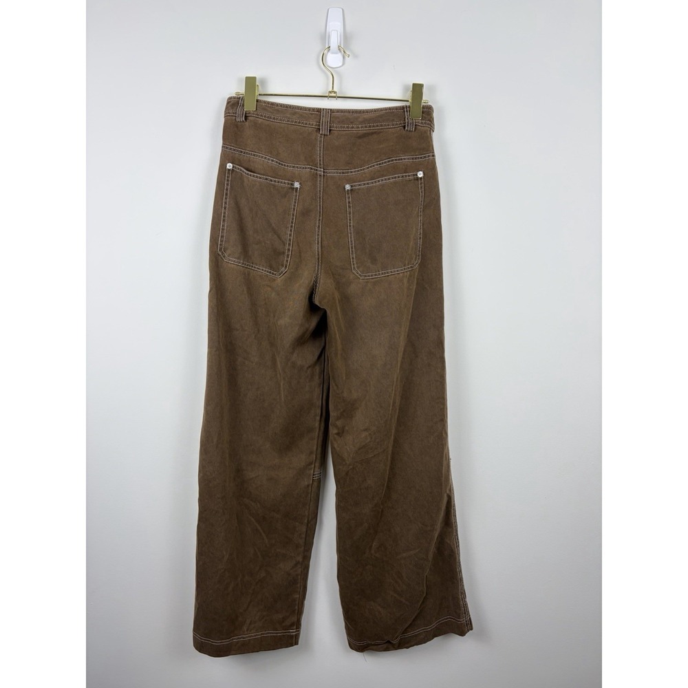 Rodebjer Eileen Ranch Cotton Pants in Dark Brown Size M EUC - Picture 11 of 11